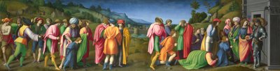 Joseph Forgives His Brothers by Francesco Ubertini Bacchiacca
